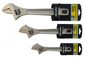 На сайте Трейдимпорт можно недорого купить Ключ разводной Profi 12"-300мм (захват 0-35мм), на пластиковом держателе Partner PA-649300. 