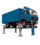 Подъёмник четырехстоечный, электромеханический, г/п 20 т SPACE SQ40E