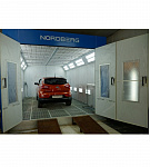 Окрасочно-сушильная камера c дизельной горелкой RG5S Nordberg Medio
