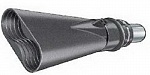 Насадка газоприёмная 75 мм. из каучука овальная  Aerservice BGO10000075140