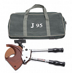 Кабелерез ручной с телескопическими ручками(медь/аллюминий/армированный кабель3х185мм2)в сумке Forsa
