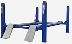 Подъемник четырехстоечный г/п 5500 кг. платформы для сход-развала KraftWell KRW5.5WA_blue